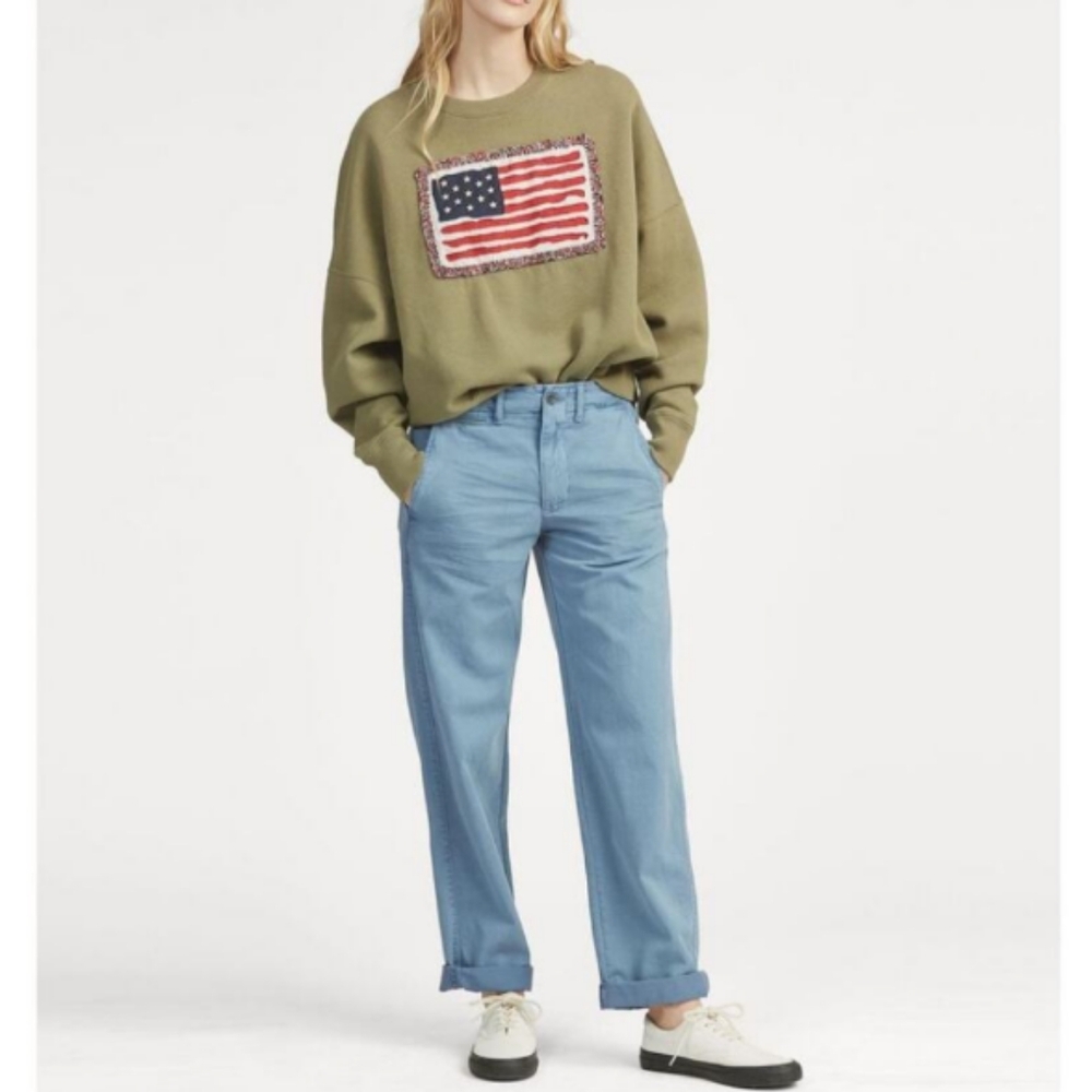 Polo by Ralph Lauren American Flag Sweatshirt NWOT